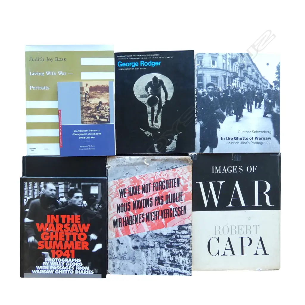 EIGHT BOOKS ON WAR PHOTOGRAPHY Image 1++